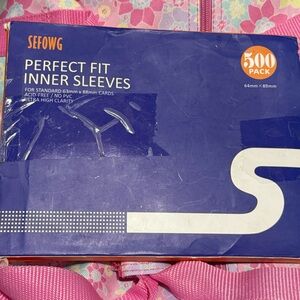 500 PCS Perfect Fit Inner Card Sleeves- NIB